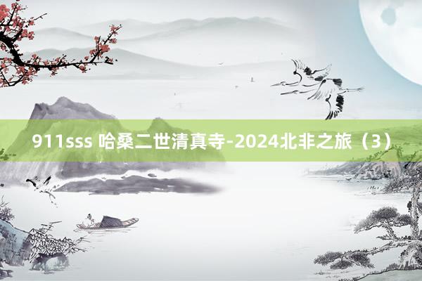 911sss 哈桑二世清真寺-2024北非之旅（3）