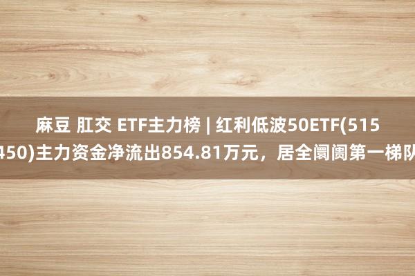 麻豆 肛交 ETF主力榜 | 红利低波50ETF(515450)主力资金净流出854.81万元，居全阛阓第一梯队