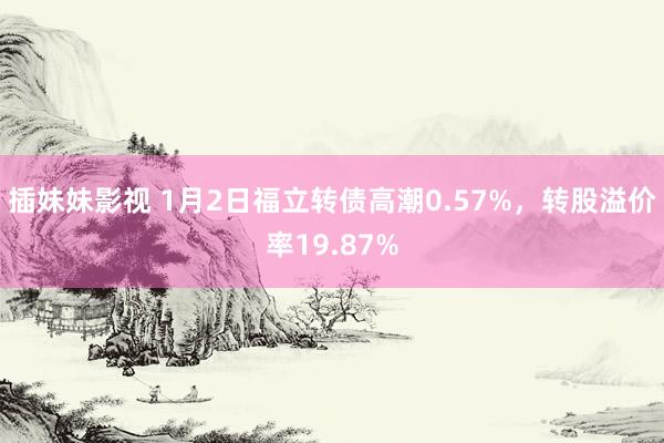 插妹妹影视 1月2日福立转债高潮0.57%，转股溢价率19.87%