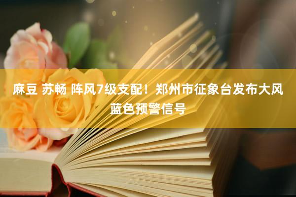 麻豆 苏畅 阵风7级支配！郑州市征象台发布大风蓝色预警信号