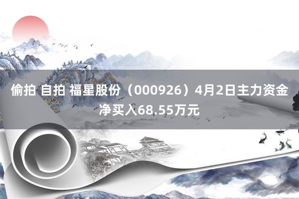 偷拍 自拍 福星股份（000926）4月2日主力资金净买入68.55万元